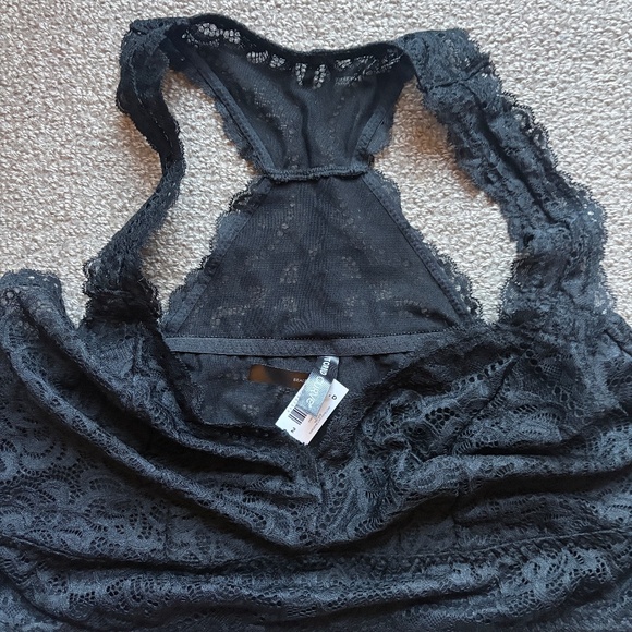 NWT Torrid Curves Bralette Black Lace Racerback | Size 2 (2X) - Picture 11 of 16